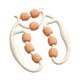 thumbnail image 3 of Masajeador de piernas con rodillo muscular de 9 ruedas, multifuncional, circular, con abrazadera para piernas. Naranja, 3 of 9