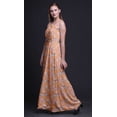 thumbnail image 3 of Bimba Robe de Soirée Sans Manches à Imprimé Floral pour Femme à Col Rond - Xxx-Grand, 3 of 5