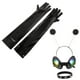 thumbnail image 1 of 1 juego de diadema con antena alienígena creativa, gafas, pulseras, guantes y accesorios de fiesta., 1 of 6