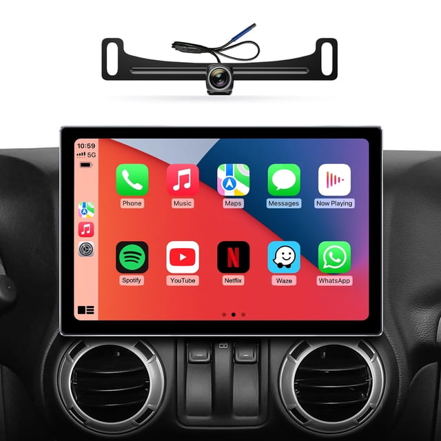 Reemplazo estéreo de radio de coche de 11.5 pulgadas para Jeep Wrangler