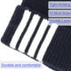 thumbnail image 3 of Gorro de punto para hombres, mujeres y niños, gorros de invierno, gorros clásicos cálidos para uso diario, gorro de lana a rayas simple, 3 of 6