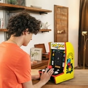 Arcade1Up Pac-Man Countercade - 3 Classic Games, Retro Game Console for Home, Portable Console with 7-Inch Screen, Table-top Video Game for Game Room