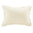 thumbnail image 4 of Hiend Accents Quilted Linen King Pillow Sham - Vintage White 21" x 34", 4 of 5
