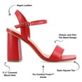 thumbnail image 5 of Journee Collection Womens Tivona Tru Comfort Foam Wide Width Mid Heel Ankle Strap Sandals, 5 of 7