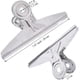 thumbnail image 5 of Clips Bulldog Extra Grandes, 2 Abrazaderas de Carpeta de Archivos de Metal en Tono Plateado de 20 cm para Suministros Escolares de Oficina en Casa, 5 of 7