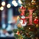 thumbnail image 1 of Adornos navideños, adornos navideños, regalos navideños, 26 letras, decoración para árbol de Navidad, adornos colgantes para árbol de Navidad, adornos navideños personalizados, decoración navideña, de, 1 of 5