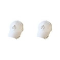 thumbnail image 3 of Decodeary Stylish And Versatile Baseball Cap Helper In Everyday Life Adjustable Belt Semi-ring White 2Set, 3 of 6