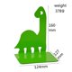 thumbnail image 2 of Soporte de libros de metal con forma de dinosaurio, para oficina, escritorio, almacenamiento de hierro, soporte para libros, papelería, marcapáginas, 2 of 5