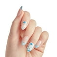 thumbnail image 2 of KISS imPRESS Press on Nails, Be Fancied, Blue, Medium Almond, 30 Count, 2 of 12