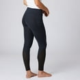 thumbnail image 6 of Horze Gwen Womens Silicone Full Seat Riding Tights with Phone Pocket and Mesh, 6 of 12