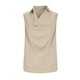 thumbnail image 2 of TaTaai Women's Elegant Sleeveless Lapel Draped Neck Satin Blouses Solid Color Fashion Casual Lightweight Tops Comfortable for Party Office Dating Gift, 2 of 8