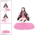 thumbnail image 5 of Demon Slayer Girl Nezuko Party Decor Supplies Honeycomb Centerpieces Table Toppers Cake Toppers Decorations for Birthday, 5 of 7