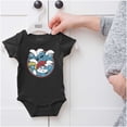 thumbnail image 5 of Retro The Smurfs Cartoon Characters Romper Boys or Girls Infant Baby Brisco Brands NB, 5 of 6