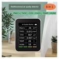 thumbnail image 3 of 6 In 1 Air Quality Detector Tuya CO2 Tester PM2.5 TVOC CO2 CH2O Formaldehyde Monitor TFT Display CO2 Sensor Meter Analyzer ,High-Precision Sensor, 3 of 5