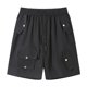 thumbnail image 2 of pstuiky Pantalones cortos de entrenamiento para hombre, Pantalones cortos de verano para hombre, informales y cómodos, con bolsillo y cintura elástica y cordón ajustable., 2 of 6