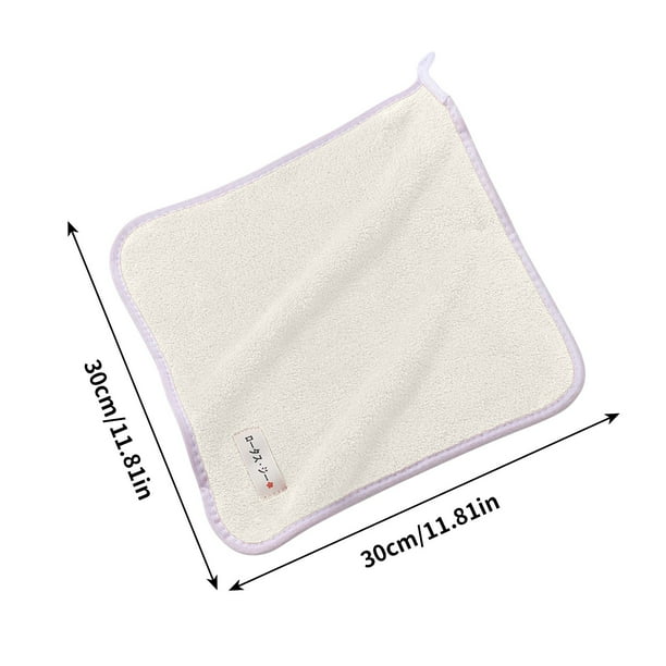Toallitas de microfibra blancas para bebé, de secado rápido y seguras, para recién nacidos, bebés, niños pequeños o niños. Toallitas ultra suaves y absorbentes para bebés.