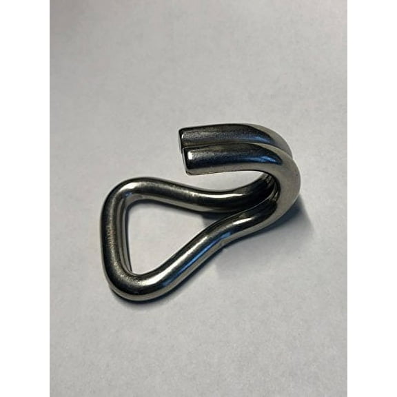 Stainless Steel 316 J Hook 1/4" x 2" (7mm x 56mm) Marine Grade