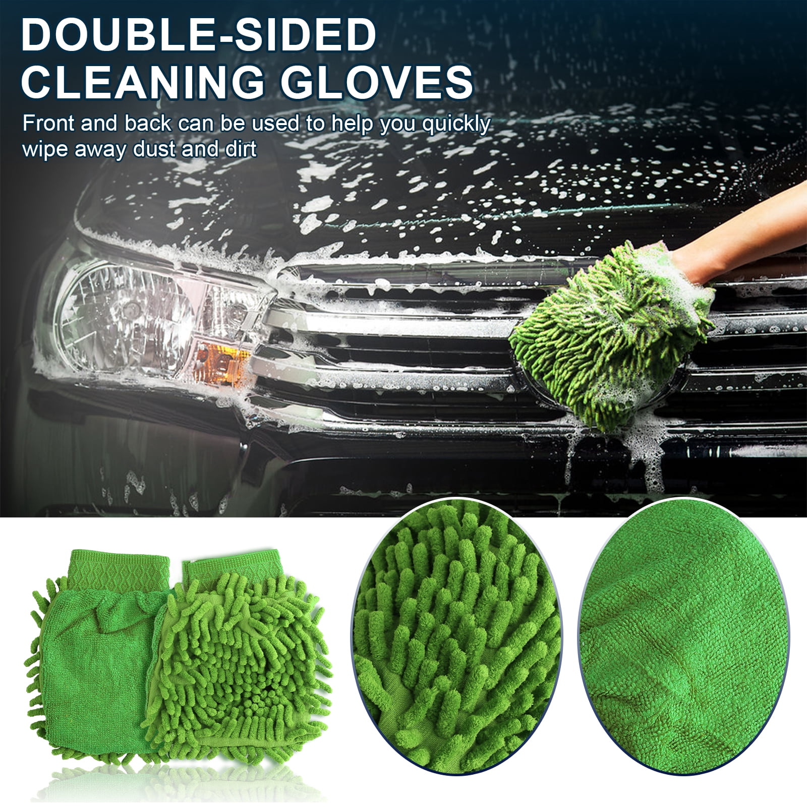 Audessy Pressure Washer Gun with Foam Cannon, 1 L Snow Foam Lance with 1/4 Inch Quick Connector, Foam Blaster with Pressure Washer Gun