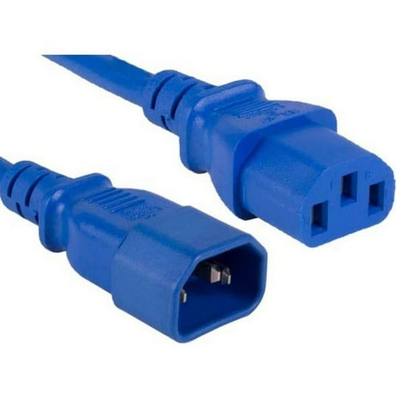 8FT BLUE C13 TO C14 POWER EXTENSION CORD