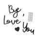 thumbnail image 4 of Letrero de Pared con "Love You Bye", Decoración para Puerta, Regalo, Adorno Colgante Moderno de Madera para Pasillo, Oficina, Interior, 4 of 9