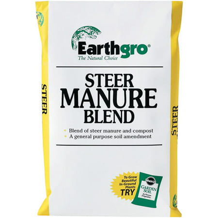 Earthgro Steer Manure Blend, 1 cu ft (Best Manure For Garden)