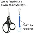 thumbnail image 5 of BE-TOOL Fishing Scissor with Hook Sharpener, Fishing Scissor Accessories, Bend Jaw Safe Scissors, 5 of 8