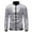 Silver, variant on Herrnalise Jackets for Men Casual Solid Standing Collar Long Sleeve Sequin Dance Dress Zip Ja Silver