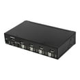 thumbnail image 4 of StarTech.com 4 Ports DisplayPort KVM Switch, 4K 60Hz, Simple Affichage, Double Port UHD DP 1.2 USB KVM Switch avec Hub USB 2.0 Intégré et Audio, Dell, HP, Apple, Lenovo, Conforme TAA - Clavier/vidéo/souris Switch (SV431DPUA2) - KVM / Audio Switch - 4 x KVM / Audio - 1 Utilisateur local - Bureau - AC 100 - 240 V, 4 of 5