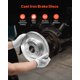 thumbnail image 5 of Vevor Kit De Freno Delantero Y Trasero Compatible Con Nissan Altima 2013 (Base Sl Sv & S Sedan) 2014-2018 Nissan Altima 2019-2023 Nissan Altima (Con Freno De Estacionamiento Manual) Rotores Delanteros, 5 of 5