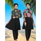 thumbnail image 2 of Traje de baño musulmán Burkini de 3 piezas, traje de baño islámico largo Burkini, traje de baño modesto, falda para mujer, traje de baño, ropa de oración para mujer, 2 of 5