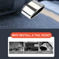 thumbnail image 3 of Stainless Steel Car Exhaust Tip with Elegant Design, Easy Installation, Durable Construction, Enhances Vehicle Appearance and Sporty Style for Car Enthusiasts, 3 of 5