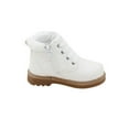 thumbnail image 4 of Nicole Miller Toddler Faux Fur White Glitter Boots - Size 8, 4 of 5