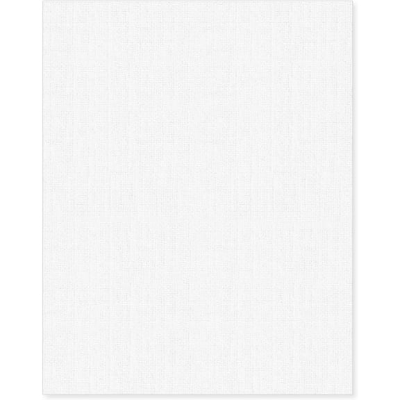 Linen Textured Cardstock White 100 Sheets 80 lb Cover, 8.5 x 11 Inches for Printers, Invitation, Arts and Craft, Scrapbook, DIY Projects