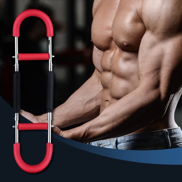 Entrenador de brazo tortuga de expansión de cofre ajustable (30 kg de rojo con accesorios)