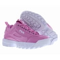 thumbnail image 4 of FILA Disruptor II Premium Metallic Womens Shoes Size 6.5, Color: Lady Slipper/White, 4 of 5