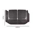 thumbnail image 5 of DYNWAVECA Car Trunk Mat Cargo Mat Anti Slip Waterproof Interior Accessories Boot Liners Mat Full Coverage Cargo Liners Rear Trunk Liner Red Line, 5 of 5