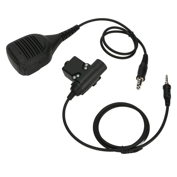 Speaker Shoulder Mic, Rugged Construction Flexible 2 Way  Handheld Speaker Mic 2W Maximum Power Speaker  For VX-7R For  Vertex VX-6R