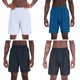 thumbnail image 1 of Pantalones cortos deportivos para hombre Cintura elástica Bolsillos laterales Diseño de abertura Transpirable, 1 of 8
