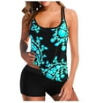 thumbnail image 1 of LSLJS Women's Split Three-piece Printed Sexy Swimsuit, Tankini Swimsuits, 1 of 2