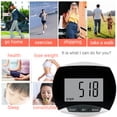 thumbnail image 2 of Pedometer Walking Step Counter with Belt Clip Multifunctional Pedometer LCD Display Fitting Exercise Accessory, 2 of 7