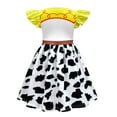 thumbnail image 2 of Girls Jessie Cartoon Dress Halloween Costume Princess Cowgirl Cosplay Outfits, 2 of 7