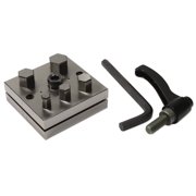 Disc Cutter Set, Hexagon Shape Assortment with Handle and Allen Wrench, 5 Punch Sizes