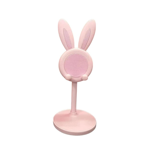 Soporte para teléfono móvil CUTICAT Lindo soporte de altura ajustable de conejito