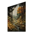 thumbnail image 2 of Designart "Yellow Green Plants captivate Forest I" Floral Print on Natural Pine Wood, 2 of 5