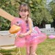 thumbnail image 1 of (Asiento de pato transparente rosa) boya para bebé, boya para piscina, boya para bebé, boya inflable, 1 of 4