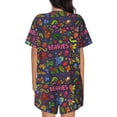 thumbnail image 3 of Lsque Berry Fruits Women's Short-Sleeved Pajama Set - 2 Piece Soft and Lightweight Sleepwear Set-Small, 3 of 9