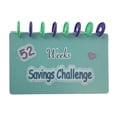 thumbnail image 1 of HLONK 52 Week Savings Challenge Budget Book Binder Fun Saving Money Budgets Planner Cash Envelope Wallet Notebook for Couple, 1 of 19
