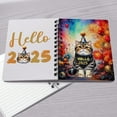 thumbnail image 4 of Hello 2025 Exotic Shorthair Celebrates Happy New Year Firework Balloon Spiral Bound Journal Cat Lover Kitten Owner Gifts 5x7in Spiral Notebook - 02024, 4 of 5