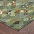 thumbnail image 3 of Addison Rugs Chantille Indoor/Outdoor Transitional Kids Olive Machine Washable Rectangle Rug, 5' x 7'6", 3 of 8