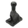 thumbnail image 1 of Perilla de cambio manual de 5 velocidades Unique Bargains con cubierta, perilla de palanca de cambios para Volkswagen Beetle 1998-2010, plástico cuero sintético negro gris, 1 Pc, 1 of 6